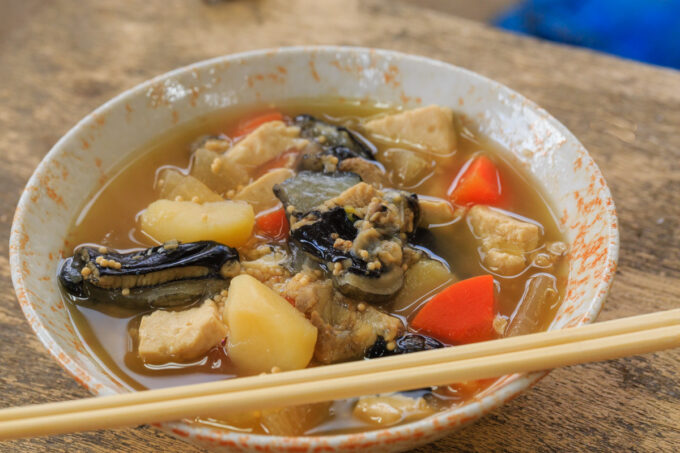 郷土料理（ごっこ汁）